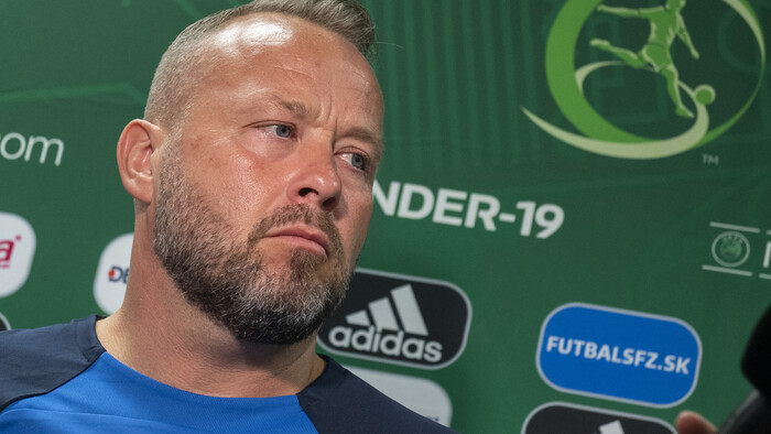 Futbal: reprezentácia U19 pred zápasom proti Taliansku