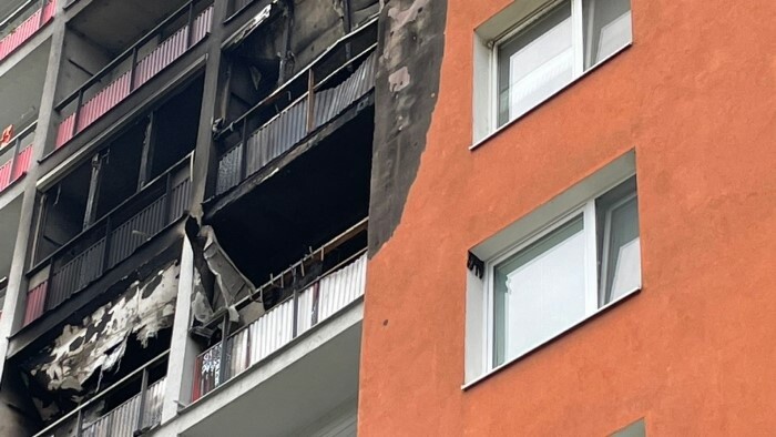 Požiar bytovky v Nitre