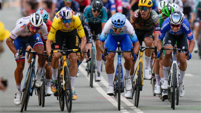 5eme place pour Peter Sagan a la 4eme étape du TdF
