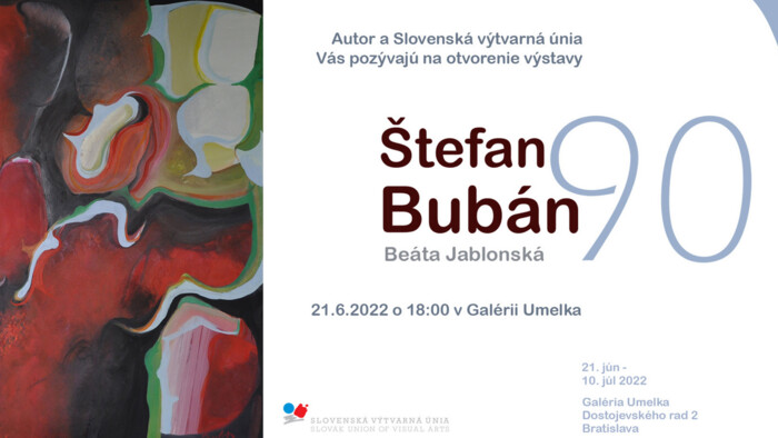 Štefan Bubán oslavuje jubileum výstavou v Umelke 