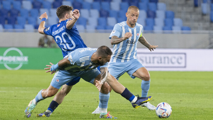 Futbal: Batumi - Slovan 1:2 (pp)