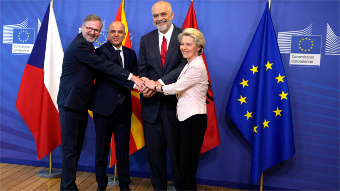 Eslovaquia apoyó el inicio de las negociaciones de la UE con Albania y Macedonia del Norte
