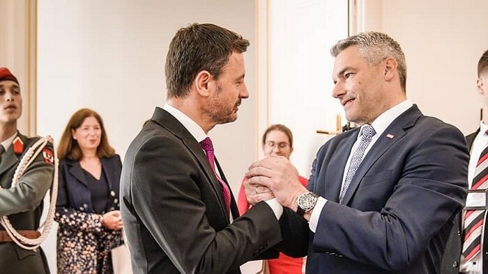 Premier Heger trifft Kanzler Nehammer in Wien