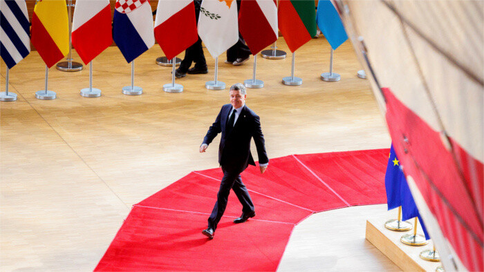 El presidente del Eurogrupo Paschal Donohoe visitó Eslovaquia