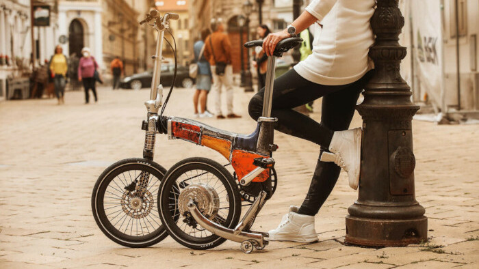 Ocenený slovenský skladací bicykel