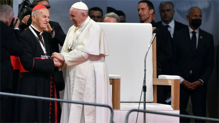 El Papa Francisco afirma que el cardenal Tomko sirvió a la Iglesia con humildad