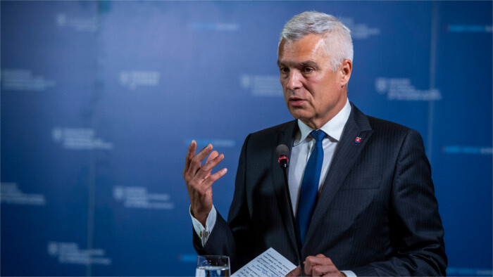 El jefe de la Diplomacia eslovaca, Ivan Korčok, elevó una protesta diplomática contra Rusia y Bielorrusia