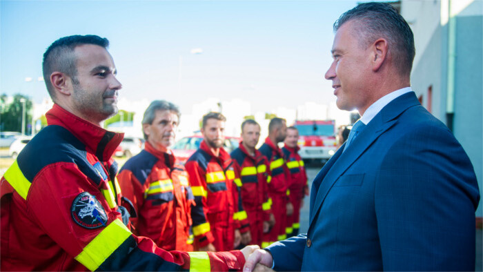 Les pompiers slovaques sont revenus des incendies de la Slovénie