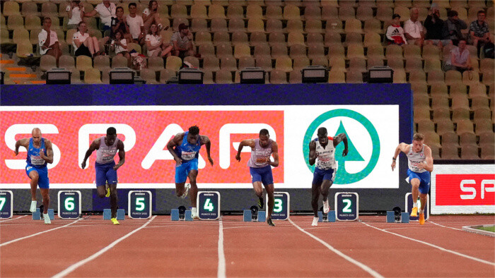 Jan Volko 4ème au 100 m à Munich