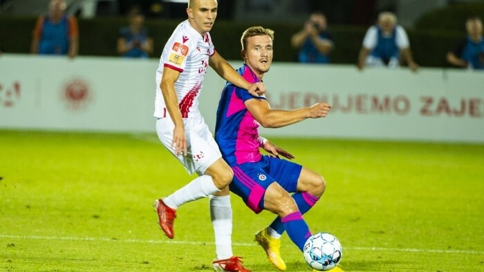 Slovan Bratislava spielte unentschieden gegen Zrinjski Mostar
