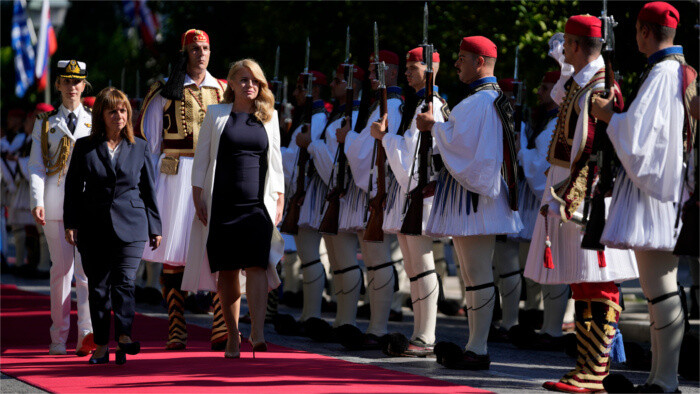  La presidenta Zuzana Čaputová viajó a Grecia 