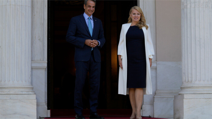Zuzana Čaputová v Grécku 