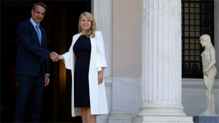 La presidenta de visita en Grecia