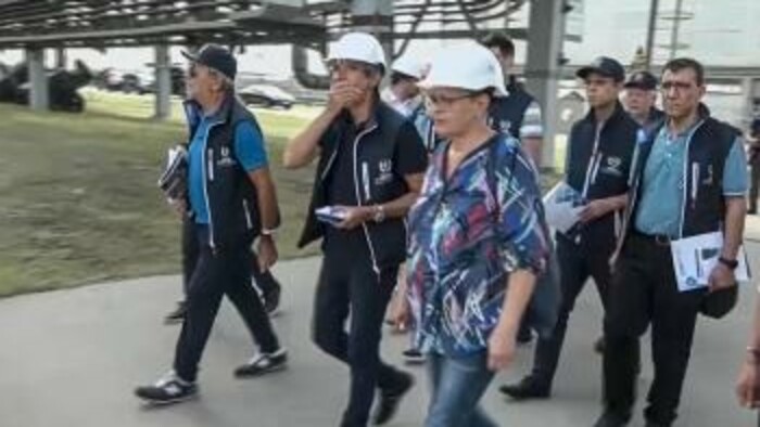 Zamestnanci MAAE v Záporožskej JE