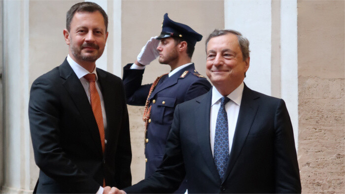 Primer ministro eslovaco se reunirá hoy con su homólogo italiano en Roma