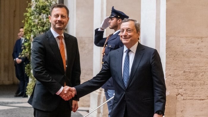 Premierminister Heger zu Besuch in Italien