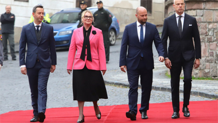 La Défense du V4 à Banská Štiavnica