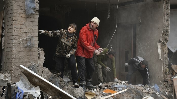 Eastern NATO countries and the Slovak Republic have condemned the bombing of Ukrainian cities 