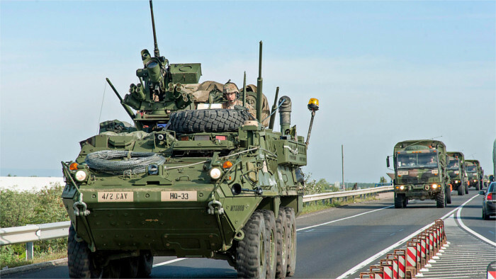 Un convoi militaire français a traversé le territoire slovaque