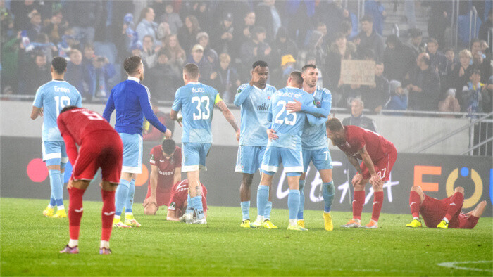 Fußball: Slovan Bratislava siegte gegen Zrinjski Mostar