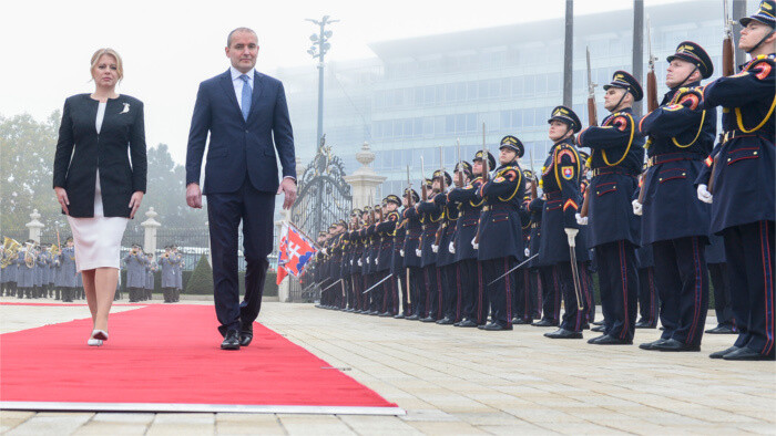 El presidente de Islandia en Eslovaquia