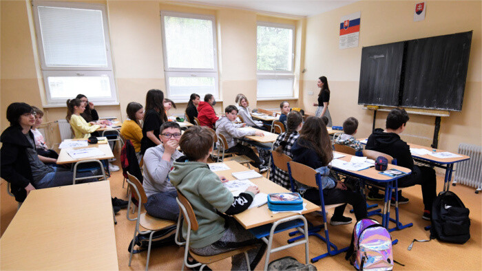 Le nombre d'élèves ukrainiens dans le système éducatif slovaque diminue