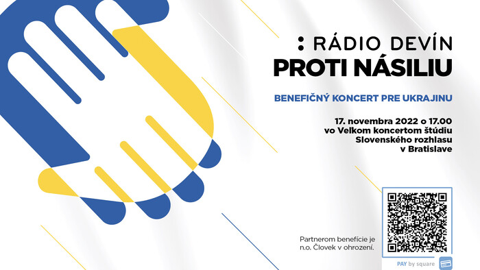 Pozvánka na koncert: Rádio Devín proti násiliu – 17.  novembra o 17:00