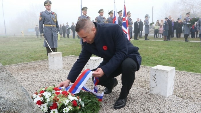 Deputy Defence Minister pays honour to fallen RAF aviators 