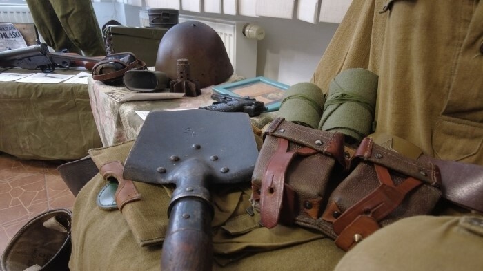В Словацком музее карт выставлены экспонаты военной истории