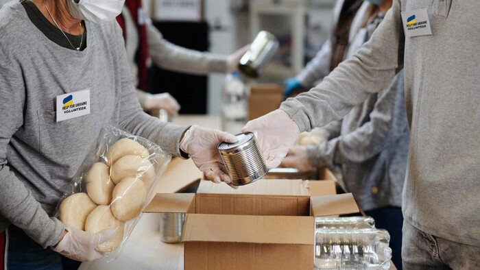 Poloprázdny centrálny humanitárny sklad v Užhorode