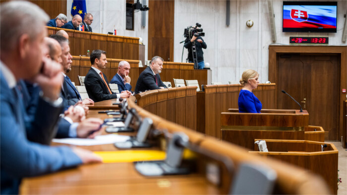 La presidenta Zuzana Čaputová ha pronunciado su discurso sobre el estado de la nación
