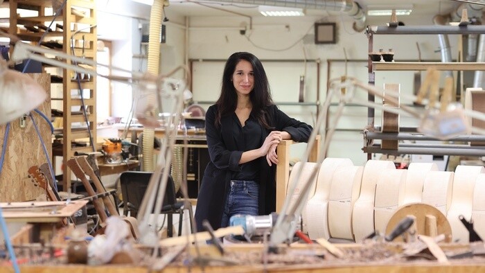 Erika Marinová z Dowina guitars v Ráne na eFeMku