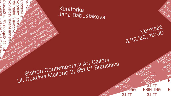 Printing Still v Station Contemporary Art Gallery