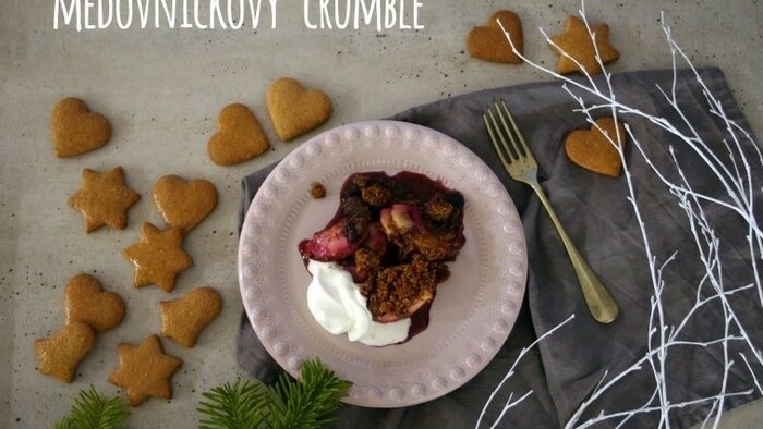 Medovníkový crumble 