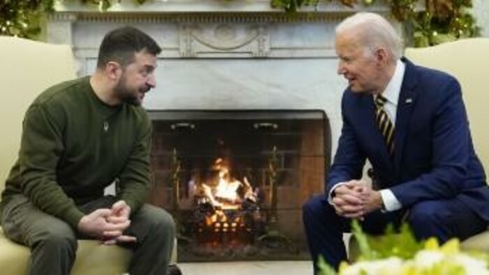 Zelenskyj na návšteve USA