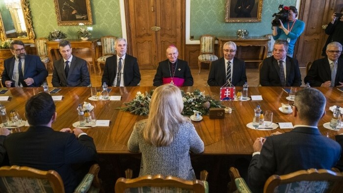 Glaubensvertreter bei Präsidentin Čaputová 