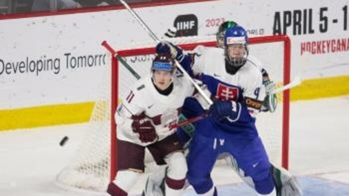 Hokej U20: SVK - Lotyšsko 3:0