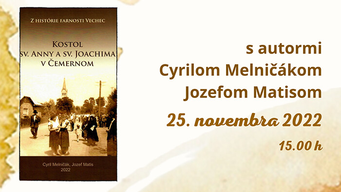 Kniha o Kostole sv. Anny a Joachima v Čemernom