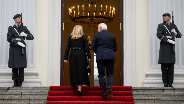 Zuzana Čaputová se entrevista con Frank-Walter Steinmeier en Berlín 