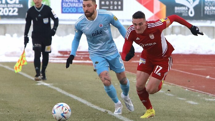 Futbal: Banská Bystrica - Slovan 1:2