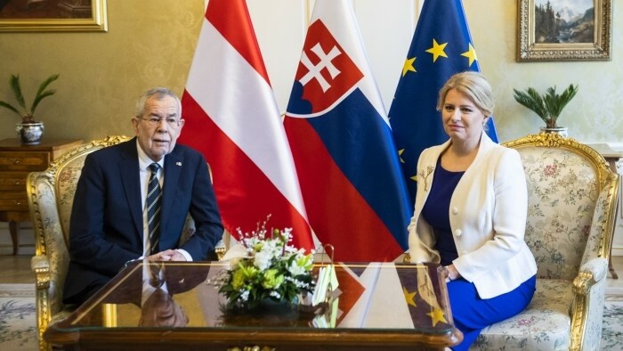Österreichischer Präsident Van der Bellen in Bratislava