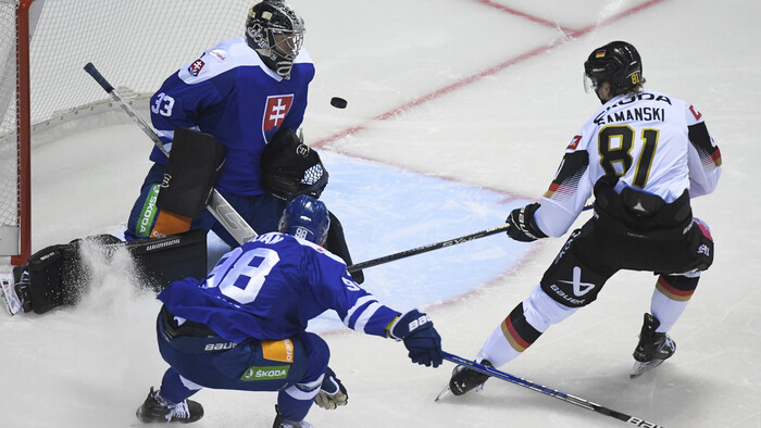 Hokej: Slovensko - Nemecko 1:3