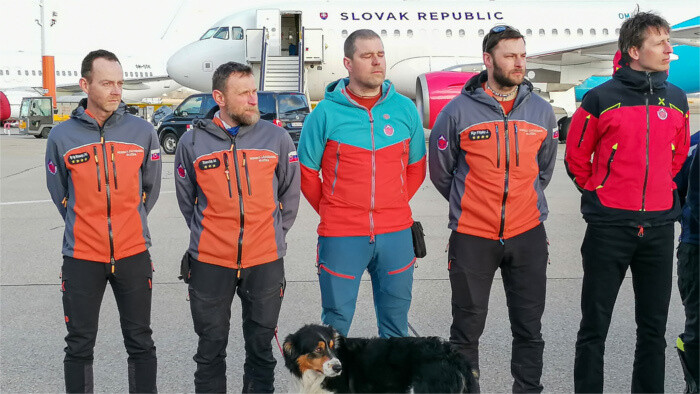 Les sauveteurs slovaques rentrés de Turquie