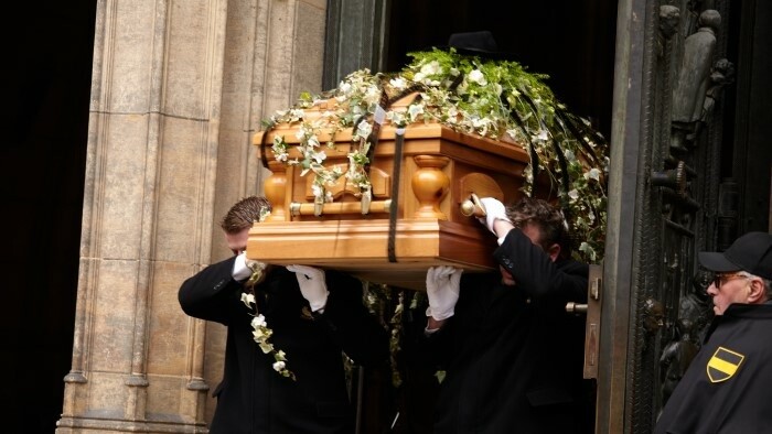 Juraj Jakubisko's funeral in Prague