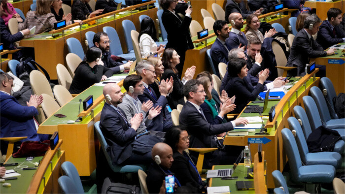 La Asamblea General de la ONU condena a Rusia