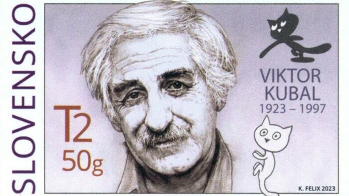 Марка в честь  столетия выдающегося художника В. Кубалы