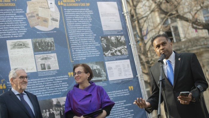 Figures of Slovak-American ties in Bratislava