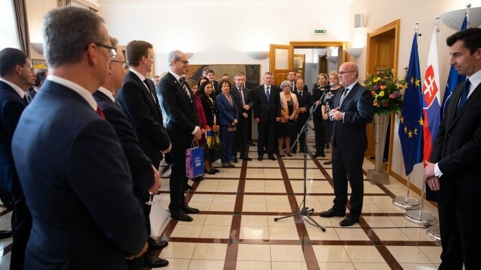 Встреча главы МИДа С. Качера с европейскими послами