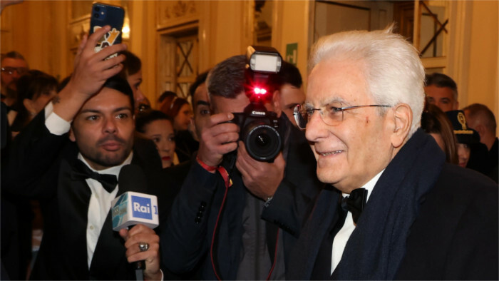 El presidente italiano Sergio Mattarella llega hoy a Eslovaquia