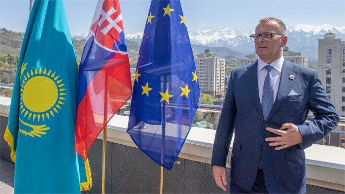 Le Président du Parlement slovaque Boris Kollár en déplacement à Prague 